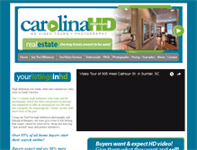 Tablet Screenshot of carolinahdvideotours.com